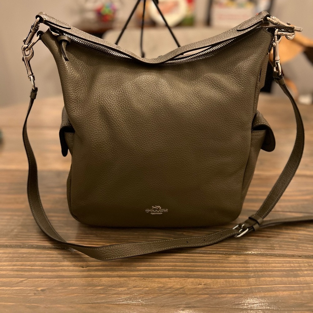 Gorgeous Army Green Coach bag